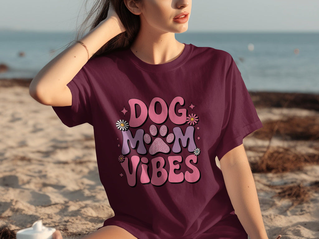 Dog Mom Vibes Daisy T-Shirts