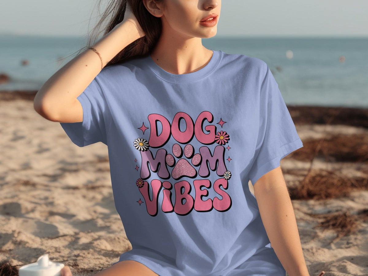 Dog Mom Vibes Daisy T-Shirts