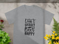 Dont Worry Beer Happy Graphic Image on White T-Shirts product image 1
