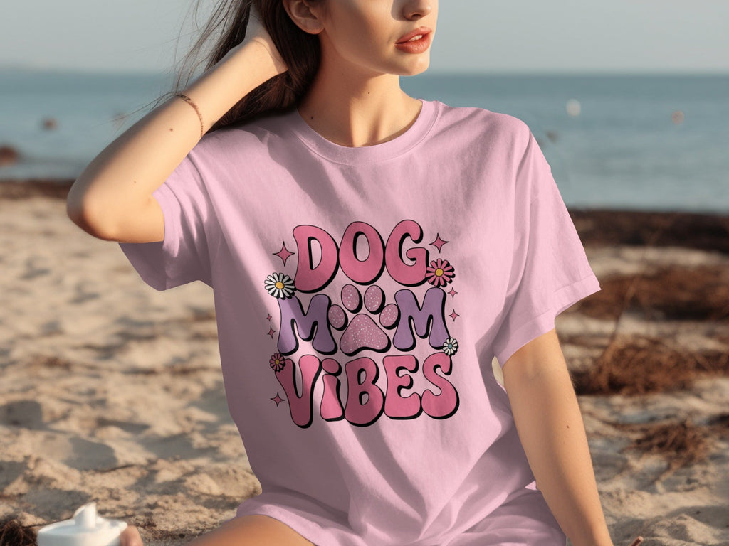 Dog Mom Vibes Daisy T-Shirts