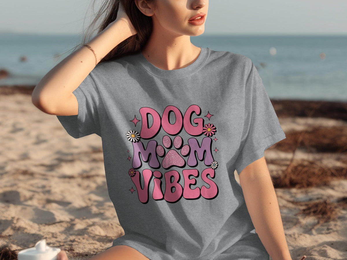 Dog Mom Vibes Daisy T-Shirts