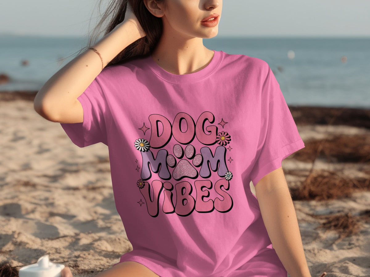 Dog Mom Vibes Daisy T-Shirts
